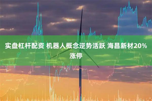 实盘杠杆配资 机器人概念逆势活跃 海昌新材20%涨停